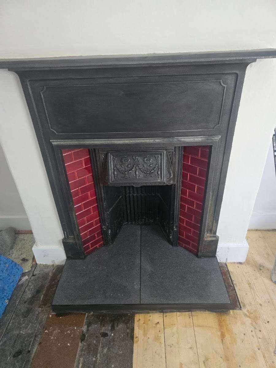 Restored victorian fireplace, by Roman Tiling Services